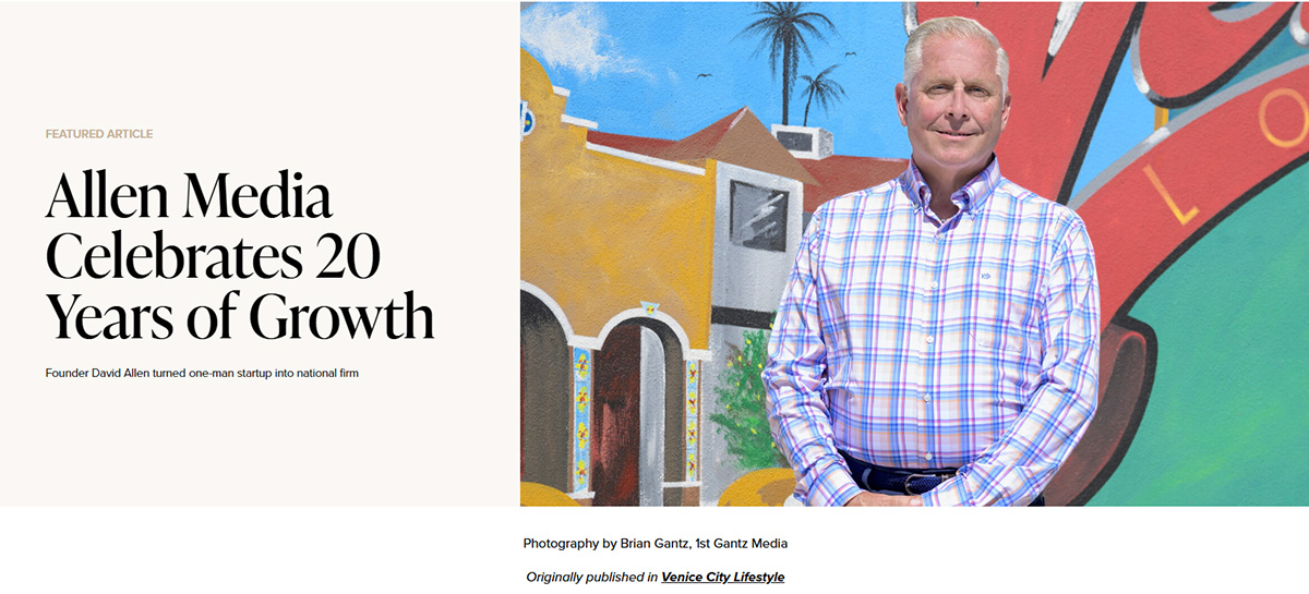 Allen Media Featured in Venice City Lifestyle